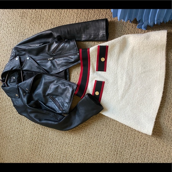 Portmans Idolise Leather Biker Jacket size S - Picture 4 of 9